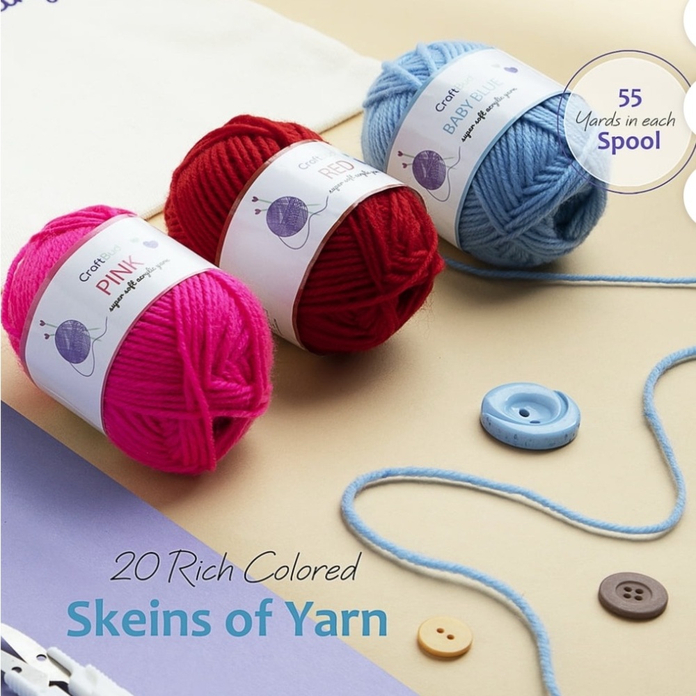 Crochet kit by Craftbud Crafting Essentials Kit for Kids - Picture 13 of 16
